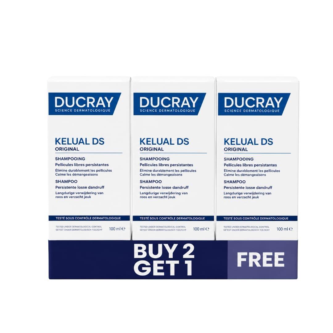Buy 2 Ducray Kelual Ds Original Shampoo Persistent Loose Dandruff 100 ml Get Free Ducray Kelual Ds Original Shampoo Persistent Loose Dandruff 100 ml